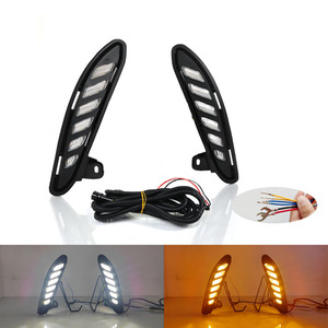 Luci diurne 12V LED luce del giorno fendinebbia parti auto indicatore di copertura fendinebbia per Toyota Harrier/Venze 21-23 - Product Image 4
