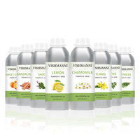 Huile Essentielle Pure à 100% de Bois de Santal, Camomille, Thym et Citron pour Massage SPA, Qualité Professionnelle Naturelle pour Tous Types de Peau