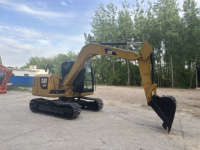 Excavatrice d'occasion Cat 307E 307e2 de 2023, comme neuve, pour travaux d'ingénierie et de construction, 7 tonnes, d'origine, sur chenilles