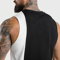 Débardeur personnalisé de haute qualité avec logo sur mesure pour homme, vêtement de sport à séchage rapide, noir, Homme Veste