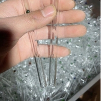 Tubes en verre givré moderne à haute teneur en silice boronée, best-sellers transfrontaliers pour pailles, embouts de fumée SWEET PUFF