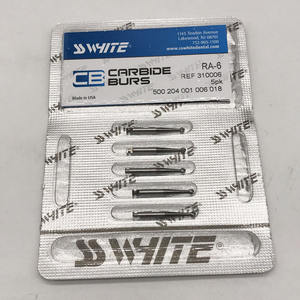 ISO phê duyệt ban đầu <span class=keywords><strong>SSW</strong></span> RA-6 nha khoa <span class=keywords><strong>Carbide</strong></span> <span class=keywords><strong>burs</strong></span> Tungsten thép BUR 5 <span class=keywords><strong>burs</strong></span>/gói đầu tròn cho tốc độ thấp Contra góc - Product Image 3