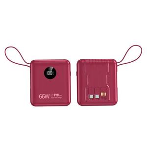 Cargador Portátil de 22.5W con Carga Súper Rápida, 10000mA, PVC, con Interfaces USB-A/USB-C/Tipo-C y Cable de Datos Integrado - Product Image 5