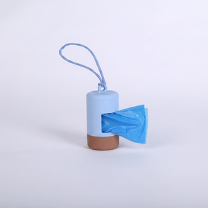 Distributeur de sacs à déjections pour animaux de compagnie portable, personnalisable, directement de l'usine, en ABS durable, avec cordon, distribution à une main - Product Image 1