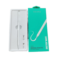 Stylet plat universel Heatz ZU31 pour écran tactile, remplacement pour téléphones mobiles, tablettes, iPad - pour le dessin et l'utilisation sur ordinateur portable