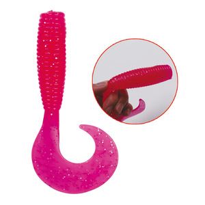 50g 16cm 6,3 pulgadas gran curricán falda superior agua gran <span class=keywords><strong>gusano</strong></span> atún Softbait plástico suave Señuelos de Pesca cebos - Product Image 4