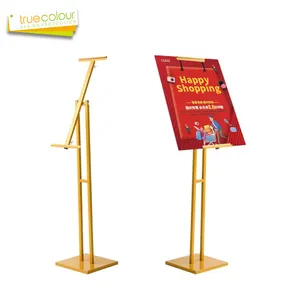 Hot Selling Simple Style Advertising Support Board Vertical Advertising Display Stand