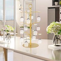 Support à cocktails pour boissons, tour à champagne, porte-verres à vin, 3 niveaux, 12 supports, présentoir à boissons pour bar et maison