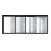 Chine Incliner et tourner la fenêtre en aluminium Fenêtre coulissante en aluminium à double vitrage Cadre blanc Fenêtre à battant pliante en aluminium
