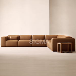 Divani di Lusso per Soggiorno, <span class=keywords><strong>Divano</strong></span> Componibile con <span class=keywords><strong>Cuscini</strong></span> Impermeabili, <span class=keywords><strong>Set</strong></span> di Divani per Progetti e Ville - Product Image 4