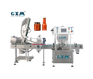 Machine de capsulage sous vide contrôlée par PLC pour les sauces, les boissons, les produits de santé - Product Image 1