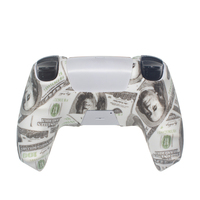 En stock Coque de protection en silicone de couleur vive Antidérapante Housse en caoutchouc pour manette sans fil PS5