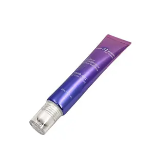 Wholesale eye cream container 30ml cosmetic squeeze tubes eye cream tube with metal applicator