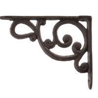 Supports d'angle en fonte populaires Supports d'angle décoratifs en fer Petits supports d'angle