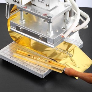 Alphanumeric Symbol Leather Cold Stamp Tool 10cm T-Slot Clamp Cold Pressed Brass Soldering Iron Hot Stamping Moulds - Product Image 5