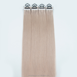 Extensiones de Cabello Humano Liso Sedoso al por Mayor, de Dos Tonos, con Cinta Adhesiva Invisible de PU, Doble Trama y Cutícula Alineada - Product Image 2