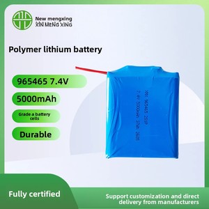 XMX-965465 Bateria Recarregável de Polímero de Lítio 74V 5000mAh de Grande Capacidade para Eletrônicos de Consumo Fabricada na China - Product Image 2