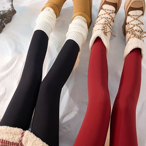 Pantaloni <span class=keywords><strong>Invernali</strong></span> da <span class=keywords><strong>Donna</strong></span> Taglie Forti Sotto i 10 Gradi Celsius, Leggings Imbottiti, Calzamaglia in Pile Termica, Leggings Femminili - Product Image 4