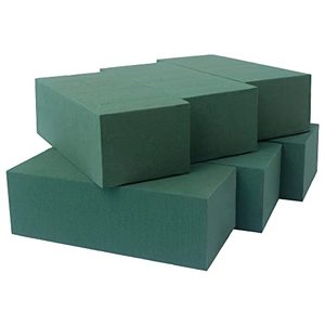 Customized Floral Foam <b>Block</b> <b>Plastic</b> Sealed Fresh Flower Mud Fast Absorbing Brick For Wedding Spring Festival Flower Arranging - Product Image 1