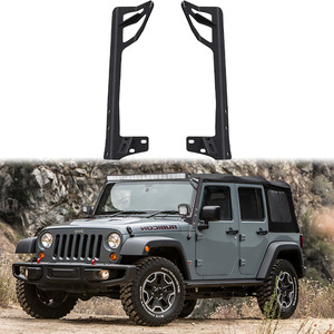 Kính chắn gió gắn Chân đế cho 50 inch Led <span class=keywords><strong>Light</strong></span> <span class=keywords><strong>Bar</strong></span> và Pod ánh sáng, ánh sáng <span class=keywords><strong>bar</strong></span> gắn kết Tương thích với Jeep JK 2007-2018 - Product Image 2