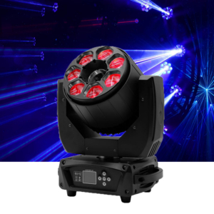 Projecteur à faisceau Bee Eye Beam Wash Zoom 7 pièces 40W avec laser 8W RGB fonctions Marco, tête mobile LED, prix pour spectacle, discothèque, <span class=keywords><strong>DJ</strong></span>, bar, maison de concert - Product Image 1