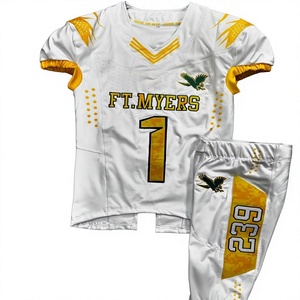 Uniformes de fútbol personalizados listos para competición uniformes personalizados de fútbol auténticos que absorben la humedad y de secado rápido - Product Image 1