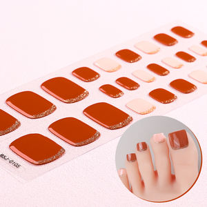 <span class=keywords><strong>Lampe</strong></span> UV semi-durcie à moitié transparente de style français blanc de qualité salon Bandes de gel pour ongles d'orteil Produit de bande de gel pour ongles de qualité supérieure - Product Image 5