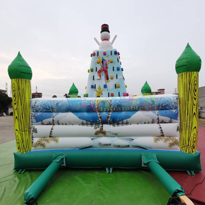 Événements de plein air pour les fêtes de Noël : parcours de glisse sur neige gonflable, jeux sportifs d'escalade pour enfants - Product Image 2