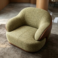 Canapé d'angle Shufulei en tissu chenille en forme de L, style médiéval, en bois massif, subventionné par le gouvernement Faoyi, pour salon