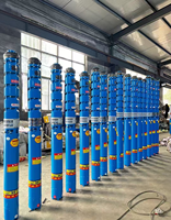 Pompa Air Celup Listrik Tiga Fasa OEM yang Dapat Disesuaikan, Kapasitas Aliran 0,1-1.000 M/h, Tekanan 0,1-10 Bar untuk Air