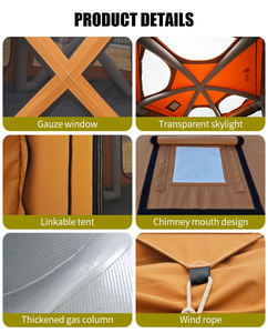 Tienda de campaña inflable del desierto árabe de Oriente Medio con forma hexagonal de la casa de Marte al por mayor casa familiar para eventos - Product Image 3