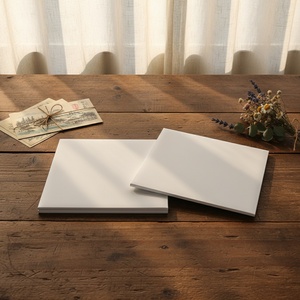 Plateau à gâteau carré blanc double face en papier couché 6 mm, vente en gros SunShine Factory - Product Image 2