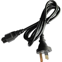 Câble d'alimentation IEC avec connecteur C5, prise australienne à 3 broches, cordon d'alimentation CA 16 AWG, norme SAA, cuivre pur + PVC, couleurs personnalisables