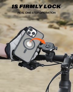 360 di rotazione del motociclo manubrio della <span class=keywords><strong>bici</strong></span> Mobile del telefono di <span class=keywords><strong>supporto</strong></span> con vibrazione della lega di ammortizzatore del telefono per la <span class=keywords><strong>bici</strong></span> - Product Image 2