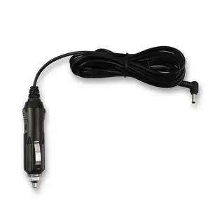 Carro Carregador Conversor Charuto 12V Adaptador De Alimentação DC5521MM Plug Masculino Dc Cigarro Isqueiro Do Carro Cabo De Extensão Com Luz