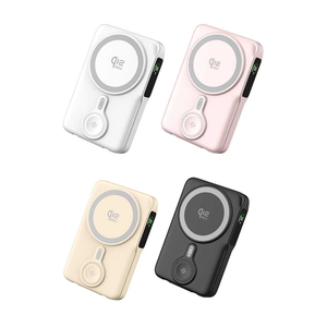 พาวเวอร์แบงค์แม่เหล็กไร้สาย DB20s 15W ชาร์จเร็ว 10000mAh พร้อมจุดชาร์จสำหรับนาฬิกาและขาตั้งพับได้ - Product Image 2