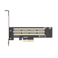 Adaptador TEUCER NVMe M.2 NVMe SSD a Tarjeta de Expansión PCIe 4.0 X4/X8/X16 con Estado de Stock, Molde Privado de 10x10x10mm