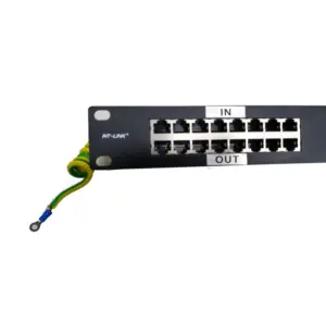Wholesale surge protector 19-24 Port Cat5e/Cat6 Ethernet Surge Protector device Lightning Arrester