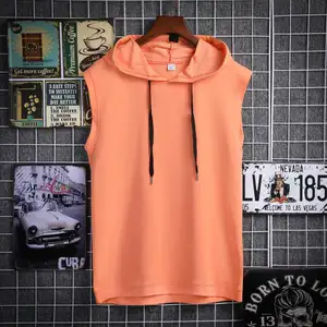 2020 Fashion Pullover Sleeveless Hoodies Tshirt Mens Plain Mulit Color T-shirt Hip Hop Oversized Blank Tシャツ