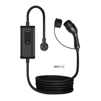 Chargeur de voiture électrique Type 2 3,5 kW 7 kW 11 kW avec fonction étanche et écran LCD pour usage domestique