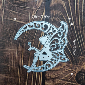 Troqueles de Metal de ala de hada para álbum de recortes, fabricación de tarjetas, artesanía decorativa, troqueles de duende de Metal cortados - Product Image 3