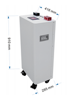 Kit DIY comprenant un BMS JK et un écran LCD, boîte de batterie Lifepo4 280Ah 48V, personnalisable, batterie Lifepo4 280Ah haute capacité