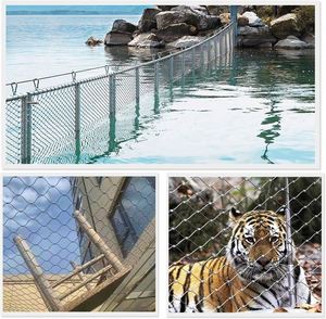 Fornecimento de Fábrica de Rede de Malha de Aço Inoxidável 306 / Rede para Pássaros / Malha Flexível de Cabo de Aço Inoxidável Trançada à Mão - Product Image 6