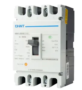 CHNT Mccb เบรกเกอร์ NM1-250S-3300,สวิตช์ตัดวงจร3เสา100A 125A 160A 180A 200A 225A 250A