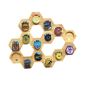 Medaglie Personalizzate in <span class=keywords><strong>Legno</strong></span> per Nuoto, Basket, Maratona e Corsa con Incisione Laser Arcobaleno e <span class=keywords><strong>Nastro</strong></span> Stampato - Product Image 5