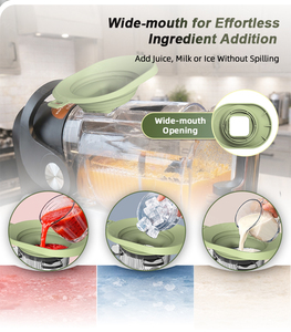 Capot anti-éclaboussures pour machine à slushie <span class=keywords><strong>Ninja</strong></span> FS301 et FS300, couvercle guide liquide, entonnoir en silicone anti-déversement pour verser les boissons - Product Image 4