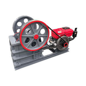 Concasseur à mâchoires mobile diesel portable compact pour le concassage grossier du marbre, avec moteur, roulement et boîte de vitesses, pour pierres et roches - Prix - Product Image 2