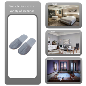 Chinelos Descartáveis Personalizados com Logo em Cinza, Antiderrapantes e Respiráveis para Spa, Quartos de Hotel e Viagens - Product Image 4