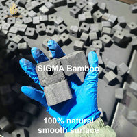 Charbon à chicha en cubes de bambou de qualité supérieure Sigma Panda, longue durée de combustion, cendres blanches, OEM pour le marché irakien