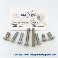 Malaxy disesuaikan baja tahan karat M1.6 M2 M2.5 M3 CM ultra-tipis Phillips kepala datar sekrup mesin Laptop